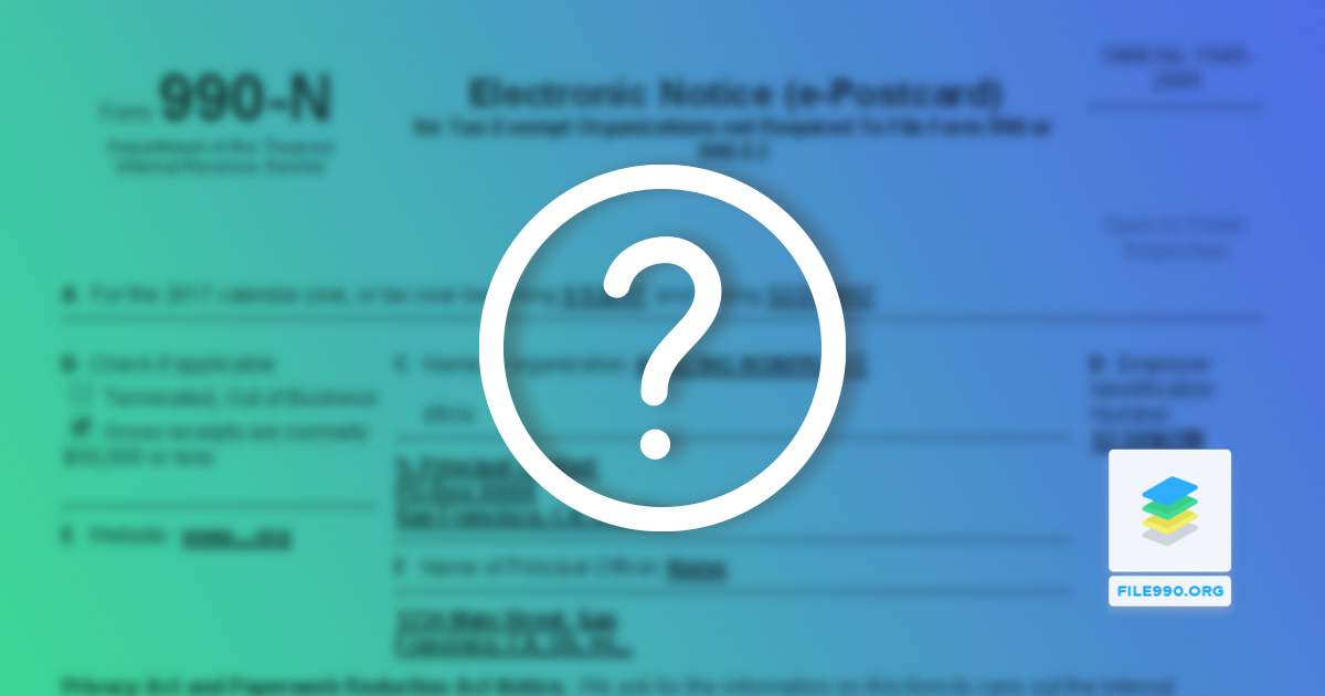 file irs form 990 n